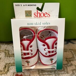 New Baby Christmas Shoes size 2